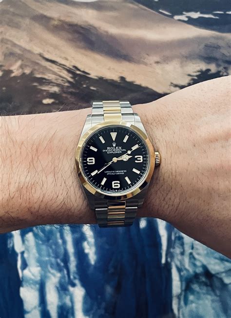 rolex explorer platinum|Rolex explorer two tone price.